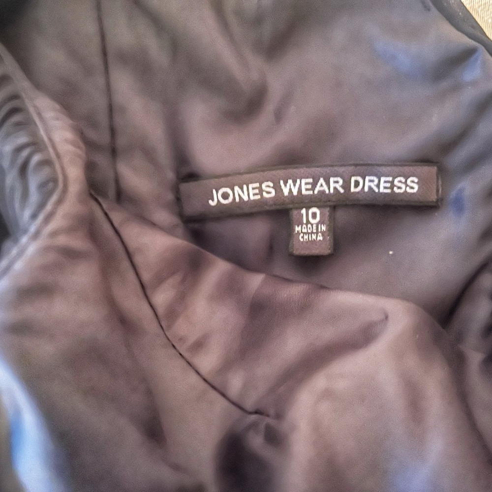 Jones Wear Black Lace Sheath Dress – Size 10 - Picture 5 of 5